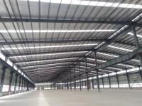 Oficina soldada modular da construção de aço da casa pré-fabricada da seção de H com Crane Beam
