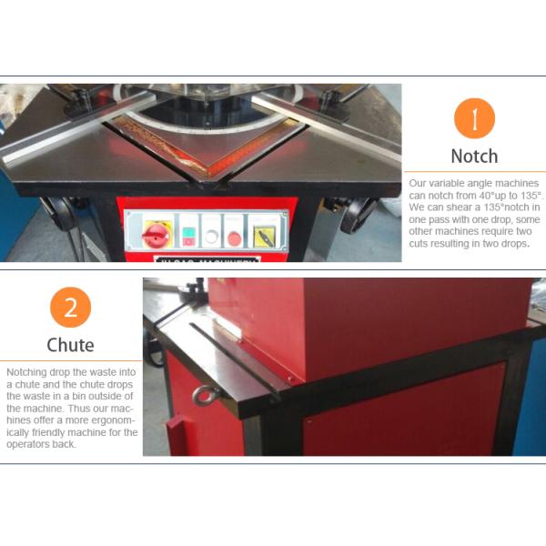 Угол Notcher угла Notcher угла металлического листа 90 градусов гидравлический переменный