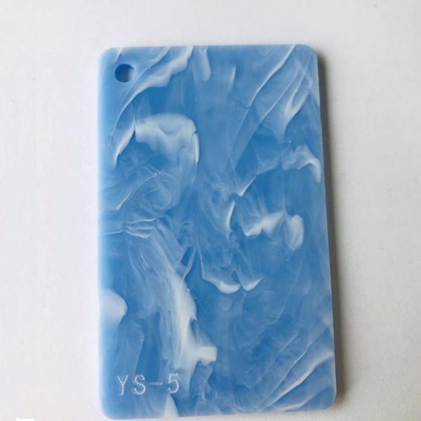 Blue Marble plastic sheet Hot Selling Cast 3mm PMMA Sheet Colorful cloudy Acrylic Plastic Sheet