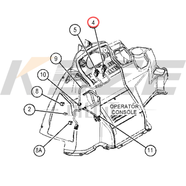 KBZE 214-4695 2144695 ROCKER SWITCH FITS CAT 414E 416E 420E 422E 428E 430E 432E 434E 442E  BACKHOE LOADER
