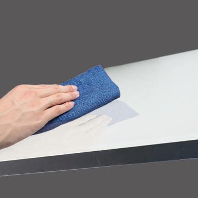 A folha acrílica branca lustrosa alta de 1MM laminou o ajuste do MDF Shanghai