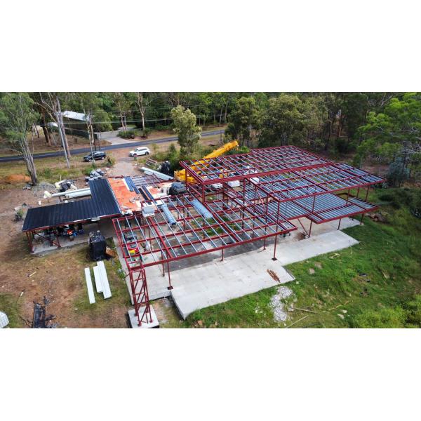 Жилой дом для виллы Q235B железного каркаса датчика переводин ферменной конструкции палуб светлой