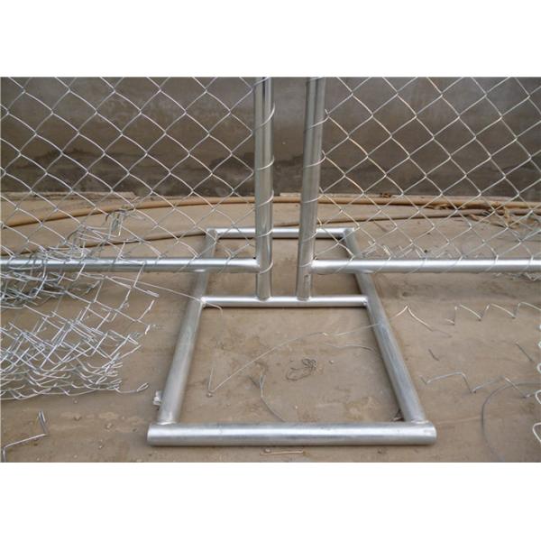 Hot Dipped Galvanized Chain Link Temporary Construction Fence Panel 14ft 50×50mm