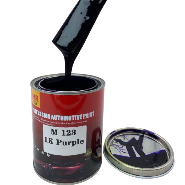 M123 Purple Light Resistance 1K Automotive Paint Coating Quick Drying