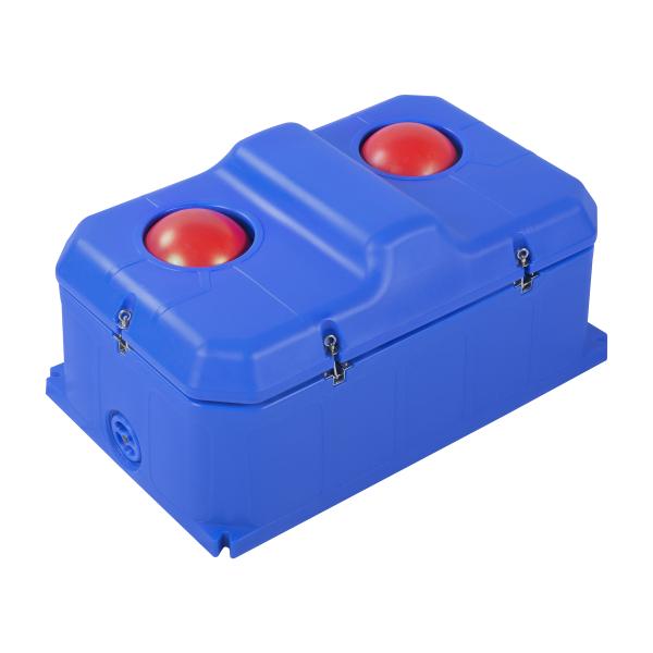 Impact Resistant PE Livestock Auto Waterer with 120 Liter Capacity and Quick Drain Plug for Dairy Farms