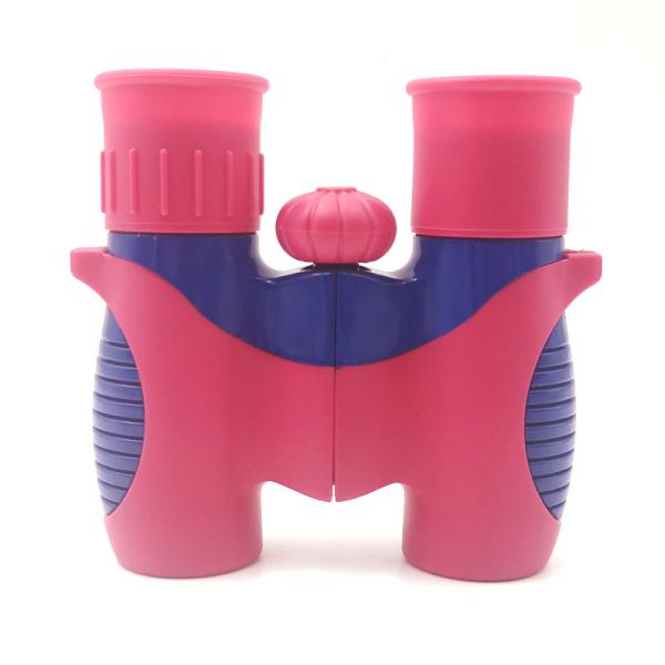 Center focus FMC Pink 8x21mm Night Vision Binoculars For Kids