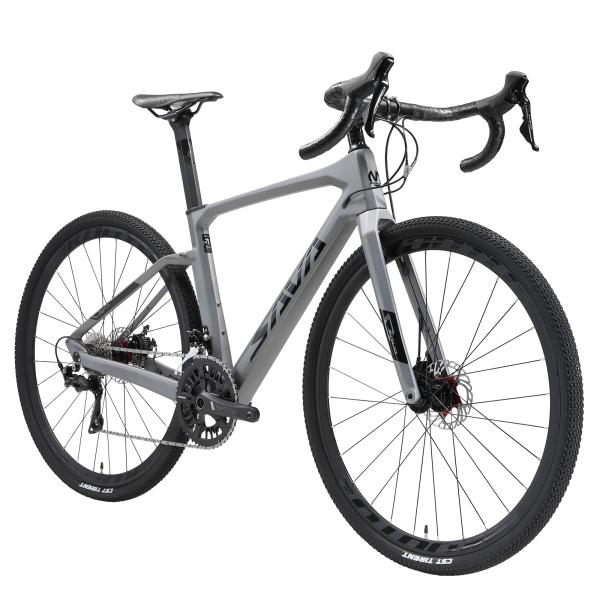 SAVA Gravel Bike With Hydraulic Brakes Length 1.4m Thru Axle Wheels System