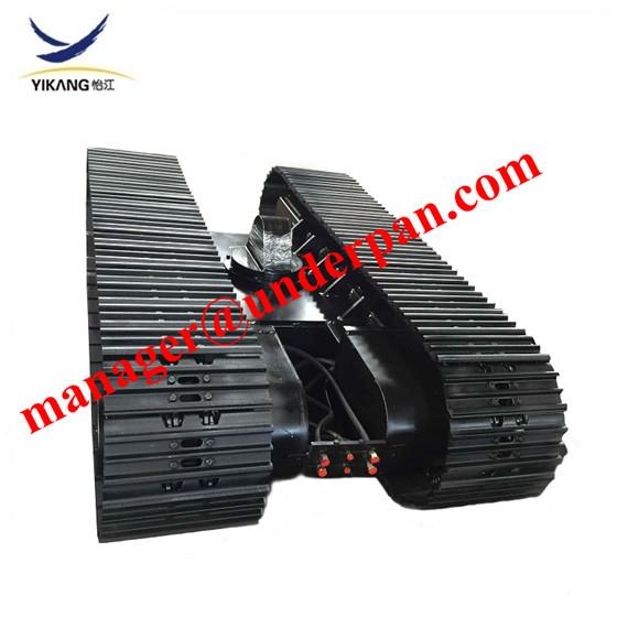 Hydraulic crawler anchor core water wll drilling rig steel track undercarriage system for heavy equipment parts