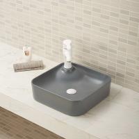 Place résistante extérieure de lavabo d'éraflure de tache au-dessus de Grey Counter Sink