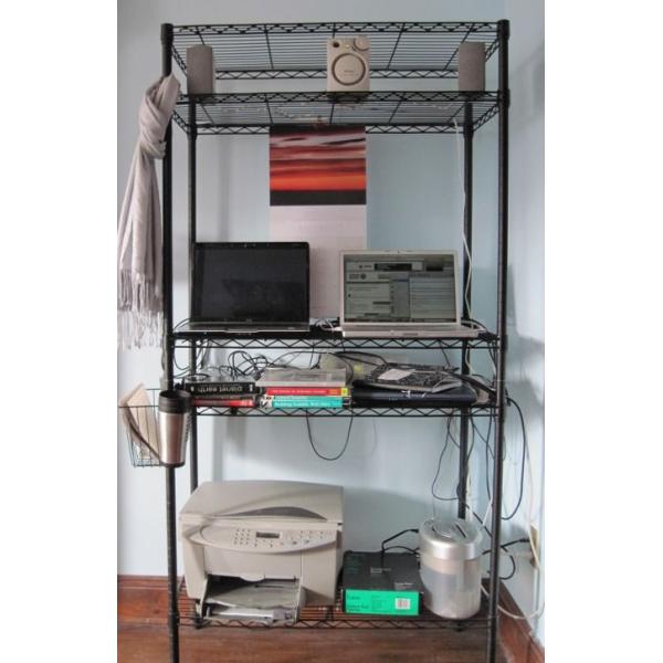 Heavy - Duty 5 Tier Home Wire Shelving For Balcony Antl - Rust OEM