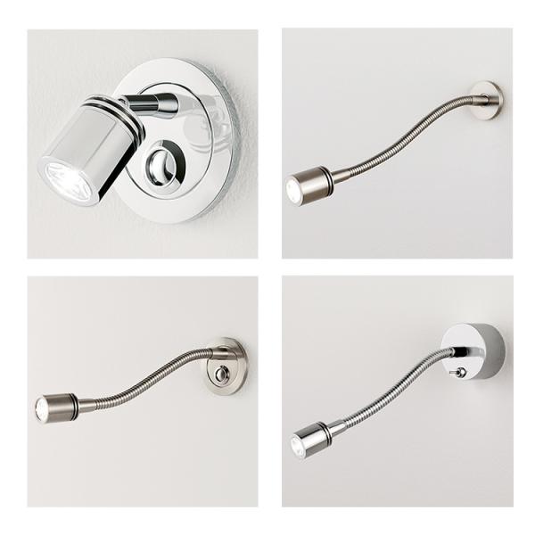 IP40 wall mounted reading light for flexible bed wall lamp 3W Inside bedside wall light for villa decoration