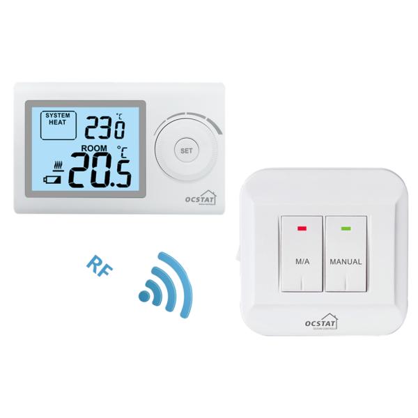 Riseem Отопление и охлаждение Непрограммируемый термостат RF с батареей размера 2 * AAA