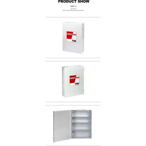 Medicine Locking Metal First Aid Cabinet Wall Mounted