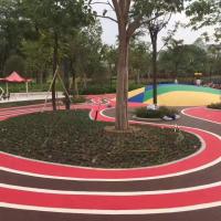 Anti EPDM grânulo de borracha ultravioleta do anti deslizamento para o parque de estacionamento
