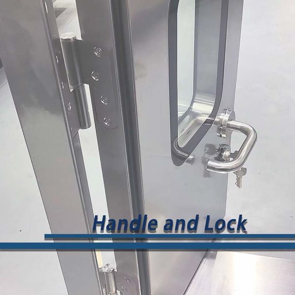Push and Pull Opening Method Hermetic Swing Door for Pharmaceutical Laboratories