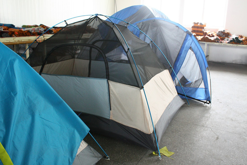 1 Person Camping Tent Pole / Aluminum Tube Si 0.40 With Chamfering Process