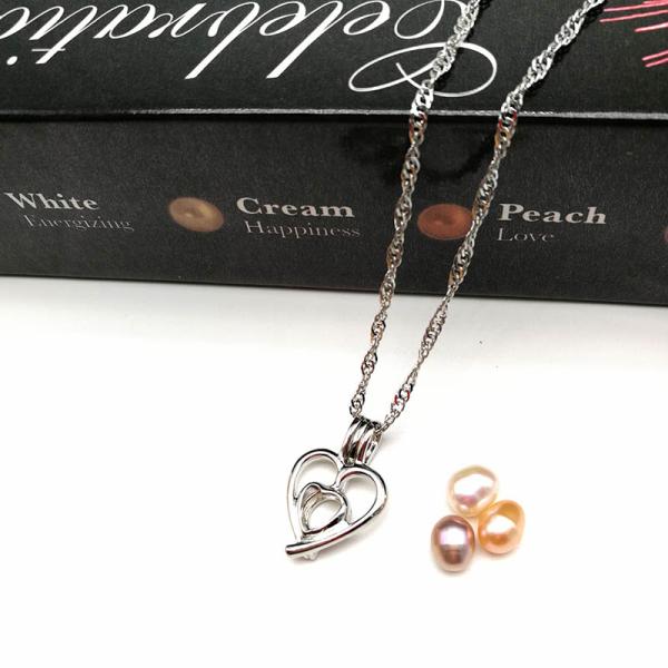 DIY Fashion Wish Pearl Love Pearl Necklace Surprise Gift for everybody