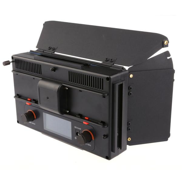 Professional Video Camera Lighting With Barndoors and LCD Touch Screen