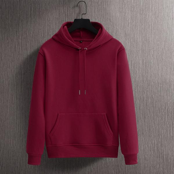 Блузи Сублимация Большой 400 г хлопчатобумажный свитер Премиум тренировка Простая уличная одежда Мужские капусты и свиты