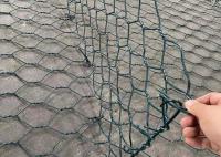 Light Blue 2.4mm PVC Coated Gabion Wire Mesh For Civil Engineering