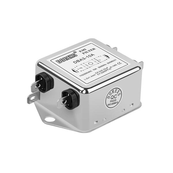 DBA3 Вставка фильтра EMI 220V 1A 3A 6A однофазный универсальный серийный фильтр питания