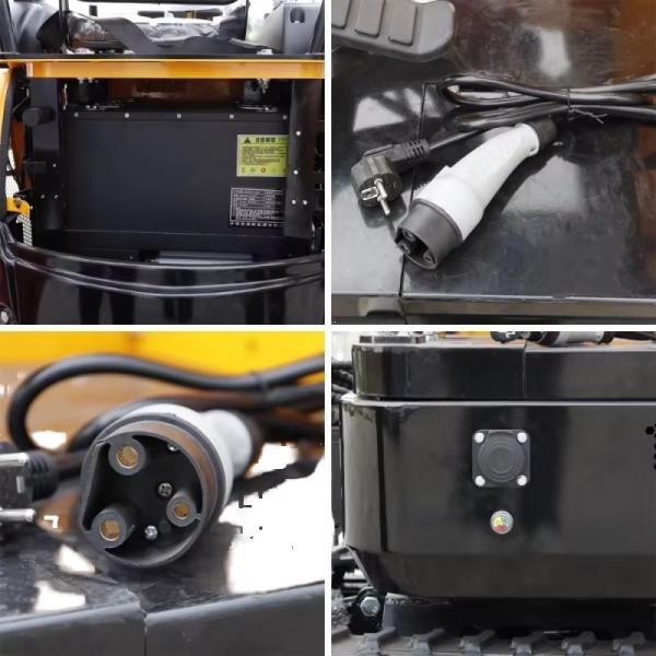 1.3 Tons Mini Digger Excavator All In One Compact Crawler Excavator 7.6kw 0.025m3