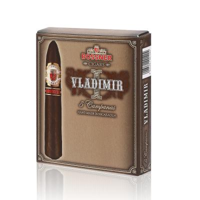 Printed Cardboard Box Packaging for Tobacco Cigar Paperboard Box with UV Embossing Gold Hot Stamping Craft