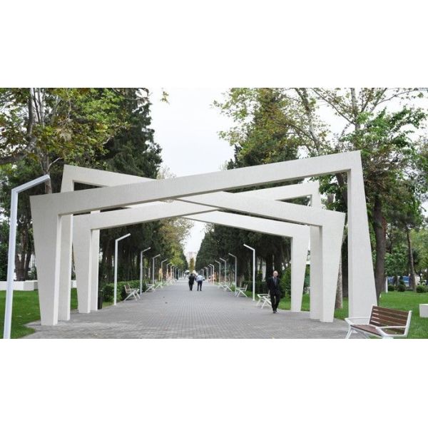 Custom Stainless Steel Artistic Canopy for Urban Architecture & City Square Decoration