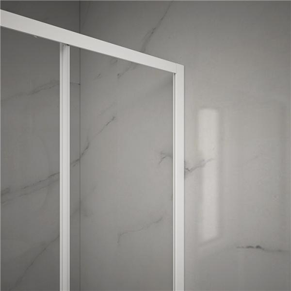 Rectangular 6mm tempered glass 1100x800x2000mm Bathroom Curved Corner Shower Enclosure , Shower And Bath Enclosures