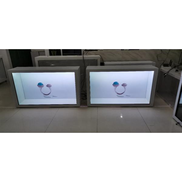 1920×1080 RGB Transparent Lcd Showcase HDMI 24 Inch NTSC