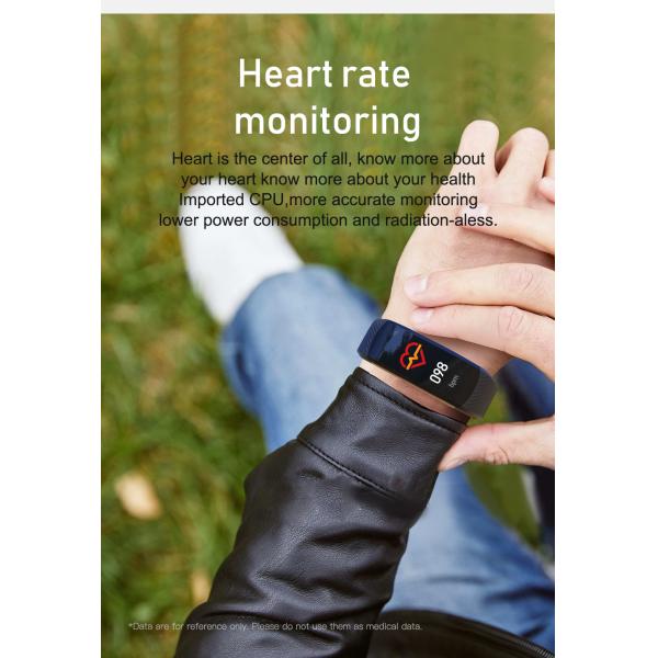 Отслежыватель фитнеса тарифа сердца спорт 20days умный, Wristband кровяного давления 90mAH для женщин