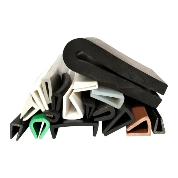 Customization U-Shaped Glass Bead Rubber Protective Sealing Strip Edge Wrapping Adhesive Sealing Strip for Cabinet Door