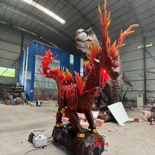Zigong Fabricante Fornecedor mecânico criatura lendária chinesa Parque de diversões ao ar livre