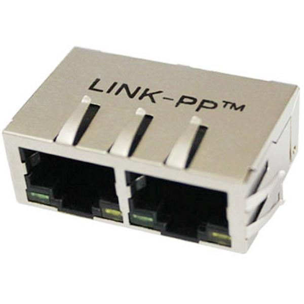 Dual 10/100 Base Multi-Port RJ45 Modular Plug Cat6 62F-1306GGD2NL ODM