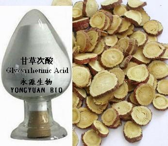 Glycyrrhetinic Acid 98% CAS No.: 471-53-4, high quality Anti-inflammatory, 100% natural, Shaanxi yongyuan Bio-Tech