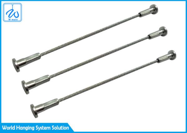 Steel Wire Cable Assemblies Single Leg 1.0mm Riveted Joint Swage Eye