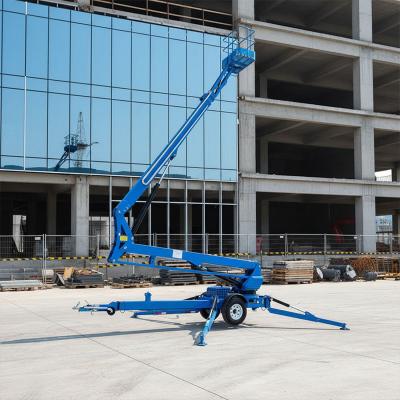 Telescopic Electric Articulating Boom Lift Platform 200kg 14m Custom