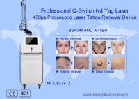 Máquina de remoção de tatuagens a laser de 755nm Nd Yag