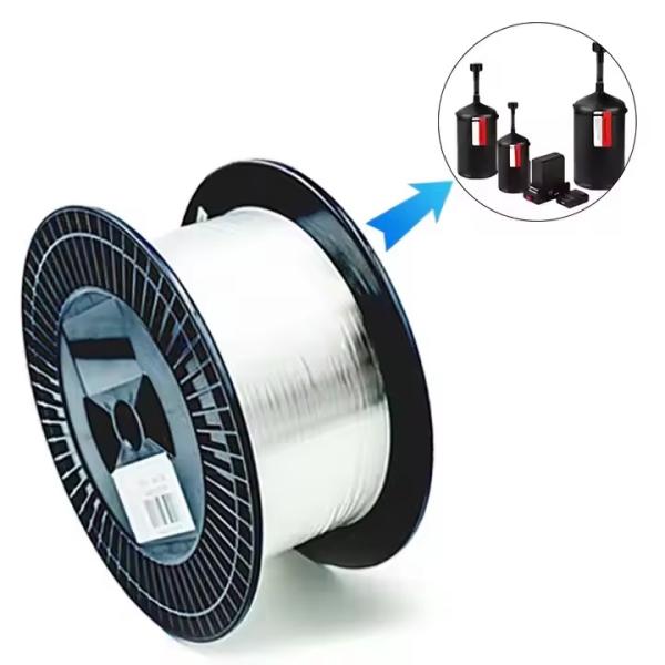 経済的な価格のFTTHドローン光ファイバー、ケーブル製造用G657A2シングルモード不可視0.25mmベア光ファイバー