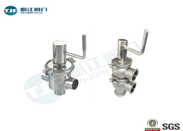 Food Industry Stainless Steel Sanitary Valves ANSI 304L DN50 With EPDM Seals
