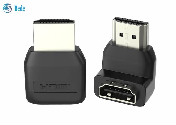 Adaptador do ângulo direito do acoplador de HDMI homem de 90 graus à fêmea para o portátil PS4 PS5 Xbox da HDTV