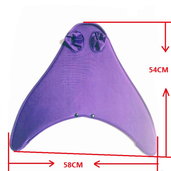 Children / Adult Mermaid Tail Flippers Unbreakable Flexible Plastic Insert