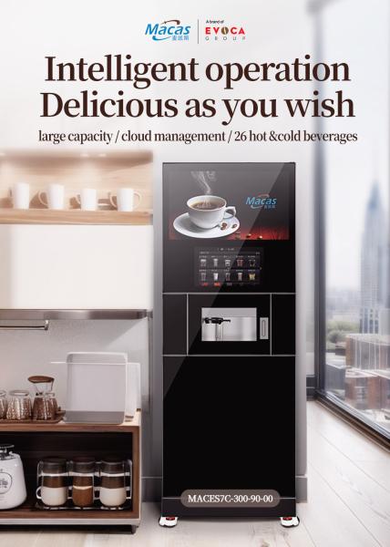 High Pressure Espresso Brewer For Coffee With Macas Commercial Fully Automatic Freshly Ground Cabinet Coffee Machine