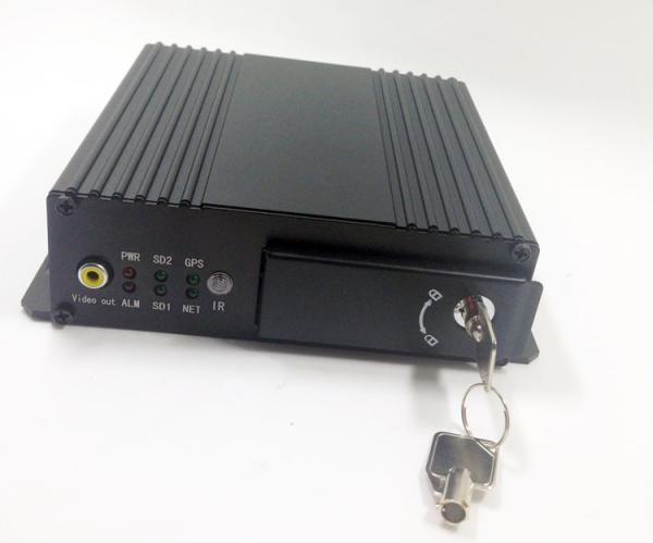 O carro 4CH HD completo DVR móvel, Taxi o porto compacto do lan do registrador RJ45 do dvr dos gps