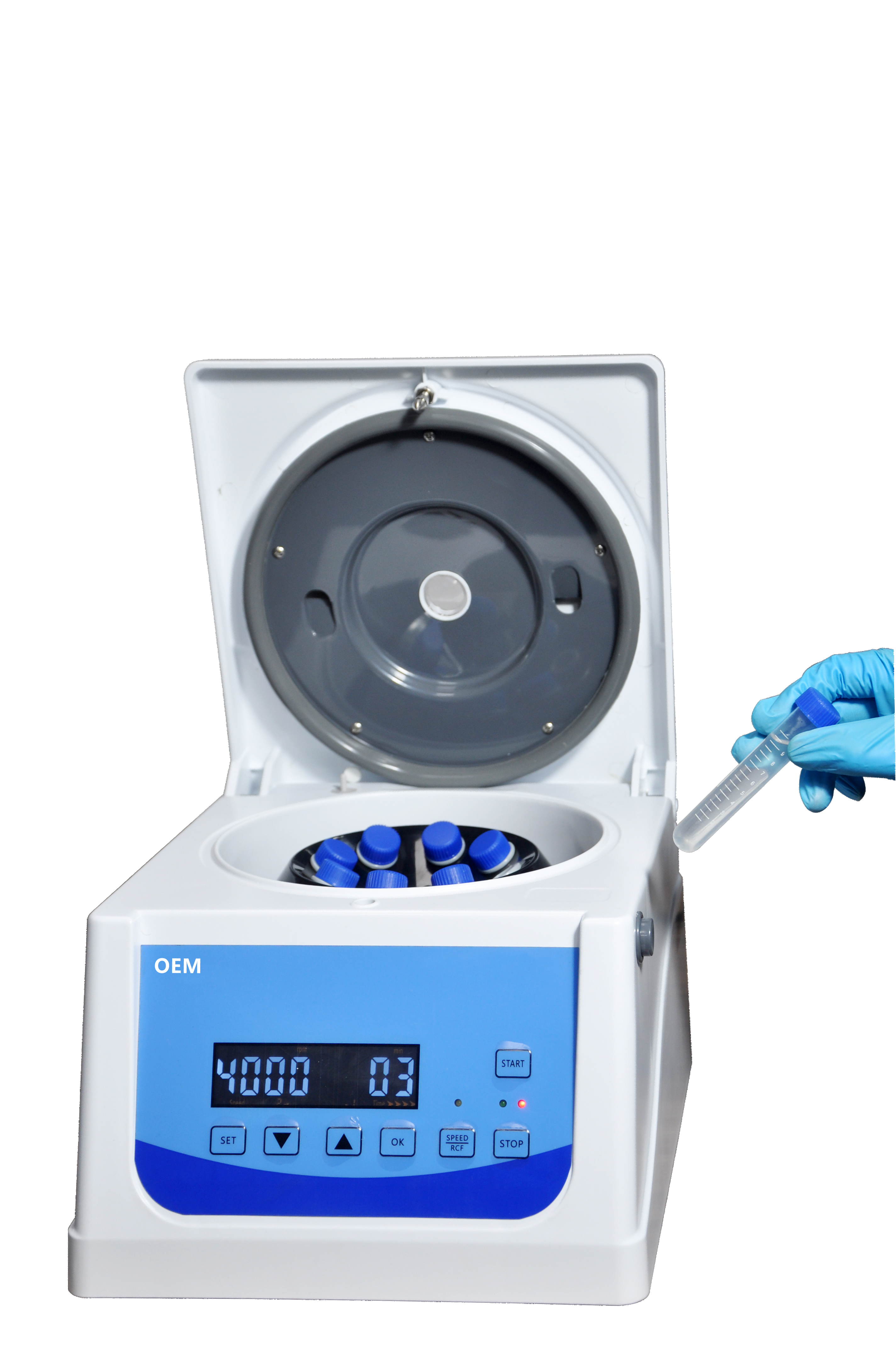 Economic Desktop 4000rpm Lab Centrifuge TD4D 2200xg Compact Size for Small Laboratory and Blood Testing