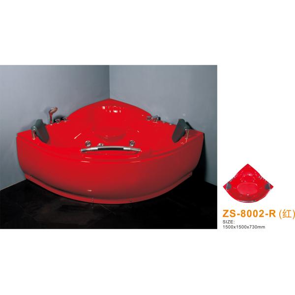 High Efficiency Acrylic Freestanding Jetted Tub For Luxury Villas Boutique Hotels Easy Clean