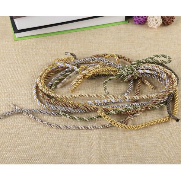 Charming hot selling decorative round rope for home textile decoration