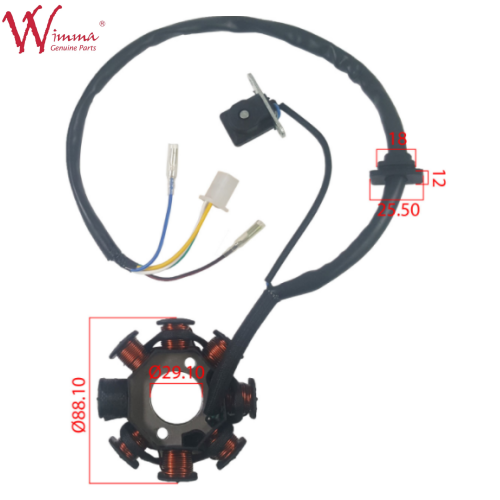 Китайская оптовая мотоциклетная магнитная статорная катушка GY6125 Полные электрические детали