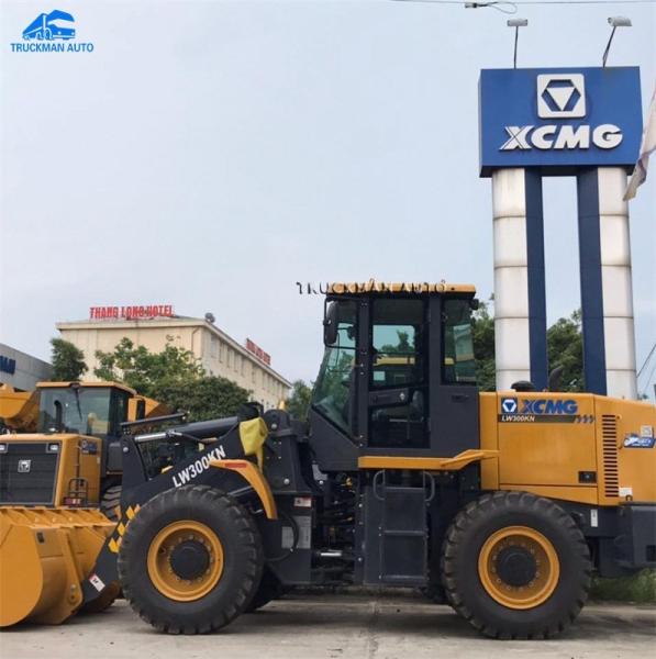 LW300KN amarelo 3CBM 3 toneladas de XCMG Payloader