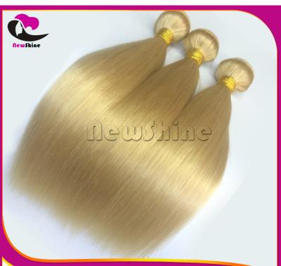 Unprocessed 100% Original Russian Hair Full Cuticle Can Be Dyed 10 to 30 613# Blonde